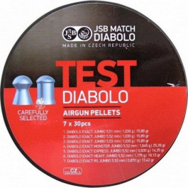 JSB Diabolo Exact Test, 5.5 мм, 210 шт. (2004-210)
