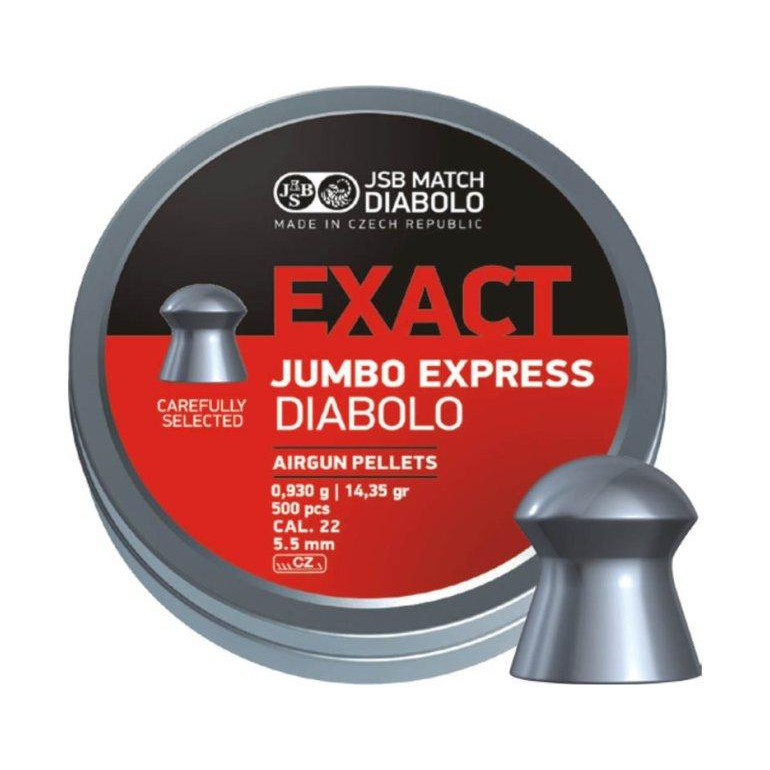 JSB Exact Jumbo 5.52 мм, 1.03 г, 500 шт. (546277-500) - зображення 1