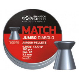 JSB Diabolo Jumbo Match 5.5 мм, 0.89 г, 300 шт.
