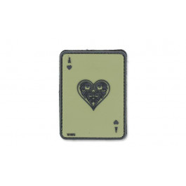 101 Inc. Patch 101 Inc. 3D Ace Of Hearts - Green OD (16133)