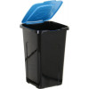 Keeeper Контейнер для сміття  365x370x555 мм 50 л чорний із синім 905667 (4052396035889) - зображення 2