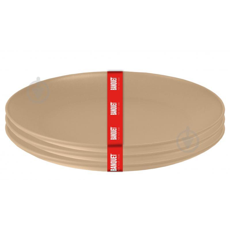 Banquet Набір тарілок обідніх CULINARIA CARAMEL 23,5 см (55057608CA/A23712) - зображення 1