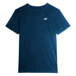 4F Футболка T-Shirt  TTSHM0876 - Denim Синий