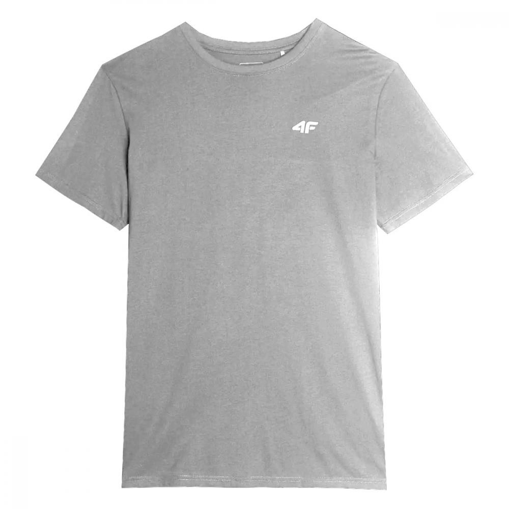 4F Футболка T-Shirt  TTSHM0876 - Холодний світло-сірий меланж XL серый - зображення 1