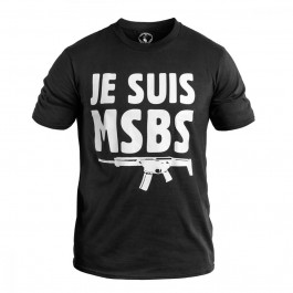 Kaldun Футболка T-shirt  Je Suis MSBS Grot - Чорна L Черный