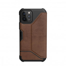 URBAN ARMOR GEAR iPhone 12/12 Pro Metropolis Leather Brown (112356118380)