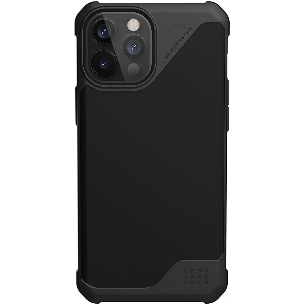 URBAN ARMOR GEAR iPhone 12 Pro Max Metropolis LT PU SATN Black (11236O113840) - зображення 1