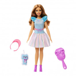 Mattel Моя перша Barbie шатенка з зайченям (HLL21)