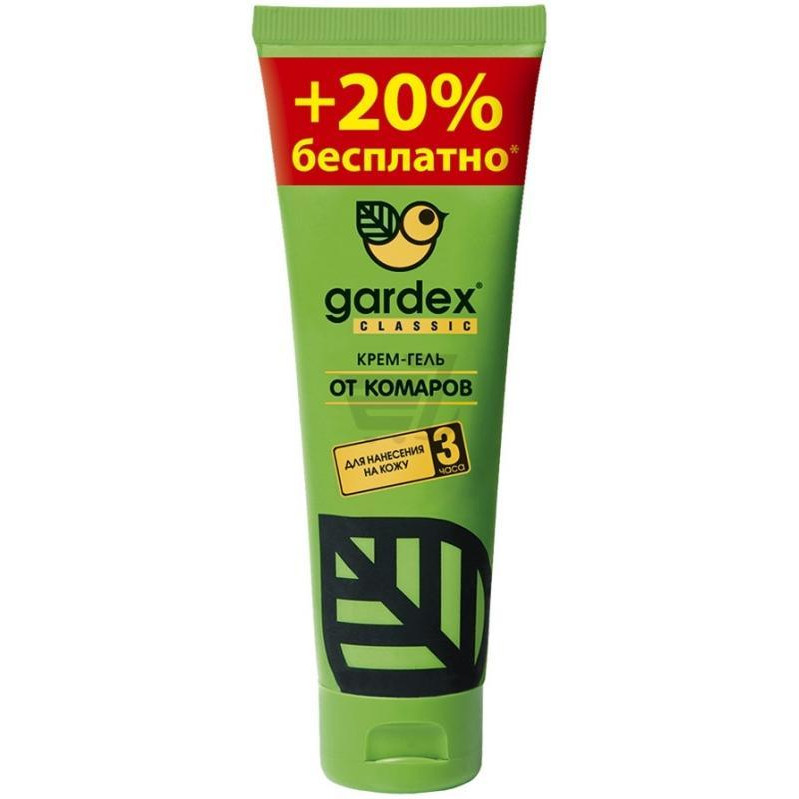 Gardex Крем-гель від комарів  Classic 60 мл (4607131424390) - зображення 1