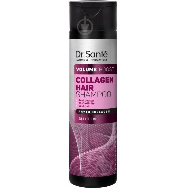 Dr. Sante Шампунь  Collagen Hair Volume boost Для придания объема 250 мл (8588006040319) - зображення 1