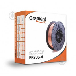 Gradient Сварочная проволока омедненная ER70S-6 d=0,8 мм 15кг Gradient