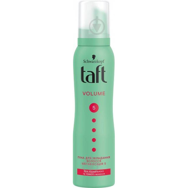 Taft Пенка-мусс для волос  Объем для укладки мегафиксация 5 150 мл - зображення 1