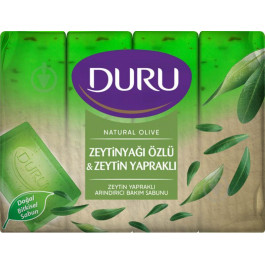 Duru Туалетное мыло  Natural экопак с экстрактом оливкого масла и с листьями оливы 4 х 150 г (86905064945