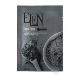 Elen Cosmetics Глина  черная с активированным углем и экстрактом алоэ-вера 50 г 1 шт. (4820185222105)