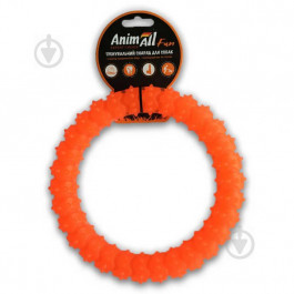 AnimAll Іграшка  Fun кільце з шипами, оранжеве, 20 см (88157)