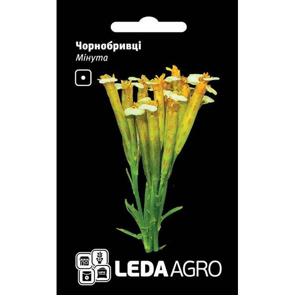 LedaAgro Семена  бархатцы Минута 0,3 г (4820119790236) - зображення 1