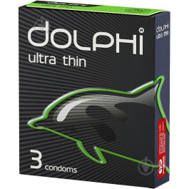 DOLPHI Презервативи DOLPHI Ultra Thin 3 шт (4820144770692)