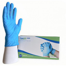 Care 365 Перчатки медицинские  р. M голубые 100 шт./уп.