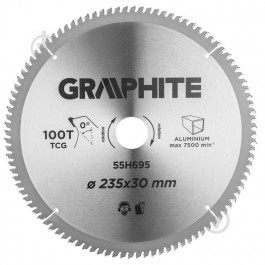 Graphite Пильный диск 235x30x2 Z100 55H695