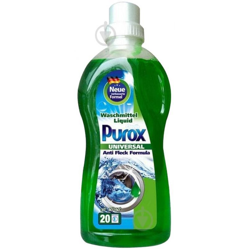 Purox Жидкое средство для стирки Universal 1 л (4260418931679) - зображення 1