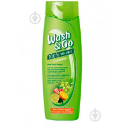 Wash&Go Шампунь  з екстрактами фруктів для всіх типів волосся 400 мл (8008970042190)