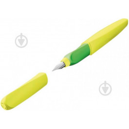 Pelikan Ручка перьевая Twist Neon Yellow синяя 807272