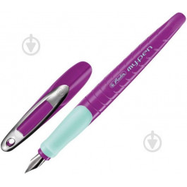 Herlitz Ручка перьевая для левши My.pen Purple-Mint фиолетовый корпус 11167996