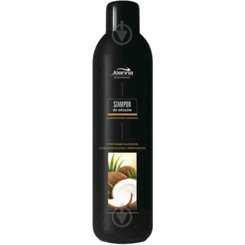 Joanna Шампунь  Professional с молочными протеинами для сухих и поврежденных волос с ароматом кокоса 1 л (5 - зображення 1