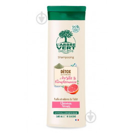 L'Arbre Vert Детокс-шампунь  для тусклых волос с экстрактами глины и грейпфрута 250 мл (3450601028915)