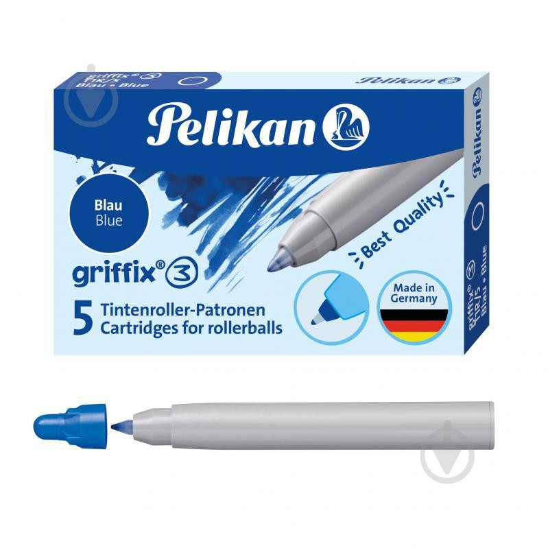 Pelikan Набір картриджів для капілярних ручок 5 шт. синій 960567 - зображення 1