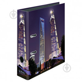 Herlitz Папка-реєстратор  А4 8см Skyscrapers Shanghai Financial Center (50044429)