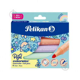 Pelikan Маркеры пастельные  Colorella Pastel Jumbo 6 цветов (818063)