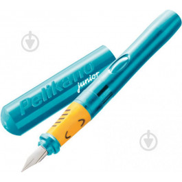 Pelikan Ручка перьевая  Pelikano Junior Turquoise бирюзовый корпус 924894 для левши