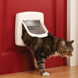 PetSafe Дверцята для котів до 7 кг  Staywell Magnetic з магнітним ключем, білі (400EF)