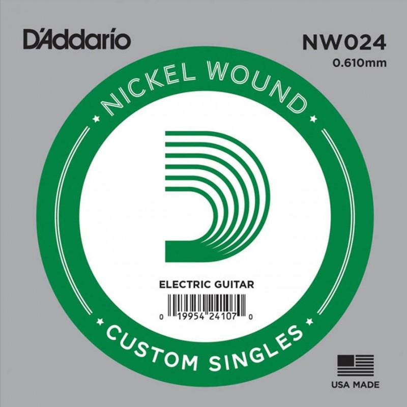 D'Addario Струна NW024 Nickel Wound .024 - зображення 1