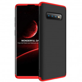 GKK 3 in 1 Hard PC Case Samsung Galaxy S10 Red