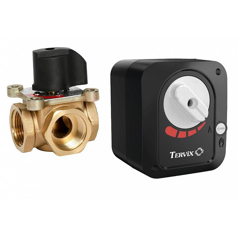 Tervix 312123 Комплект клапана TOR, DN20, Rp 3/4" та електричного приводу AZOG, 3 точки, 220В АС, - зображення 1