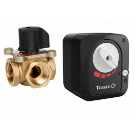 Tervix 312123 Комплект клапана TOR, DN20, Rp 3/4" та електричного приводу AZOG, 3 точки, 220В АС,