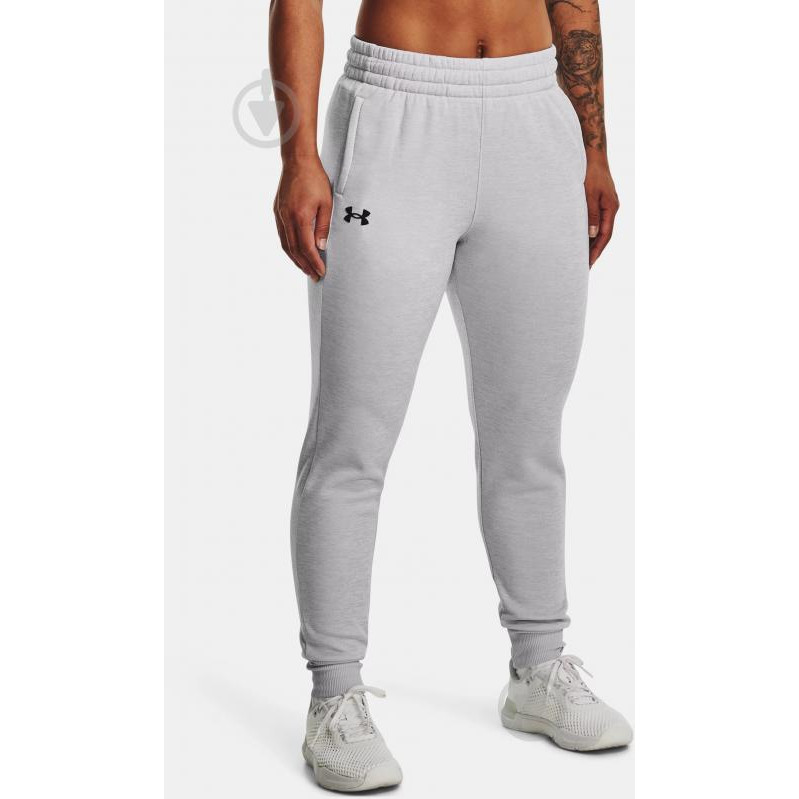 Under Armour Спортивні штани з утепленням  Armour Fleece Jogger 1373054-014 S Сірі (196039072214) - зображення 1