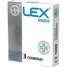 Lex Презервативи  Ribbed 3 шт.
