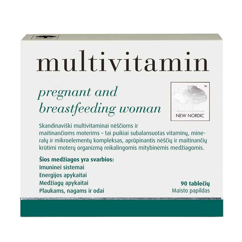 New Nordic Multivitamin Pregnant and Breastfeeding Woman 90 таб - зображення 1