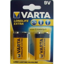 Varta Krona bat Alkaline 2шт LONGLIFE EXTRA (04122101412)