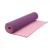 IVN Коврик для йоги и фитнеса 1830х610х6мм / фиолетовый-розовый (IV-4420VP) - зображення 1