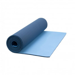IVN Коврик для йоги и фитнеса 1830х610х6мм / синий-голубой (IV-4437BLB)