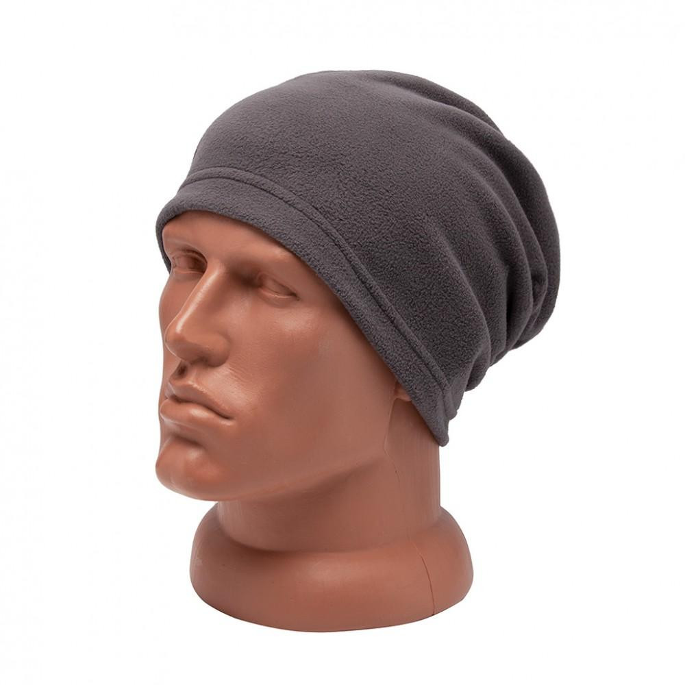 IVN Шапка-трансформер  маска, шапка, шарф-баф флисовая Серая (IV-H7056) - зображення 1