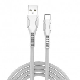 ColorWay USB/Type-C Line Drawing White 1m (CW-CBUC029-WH)