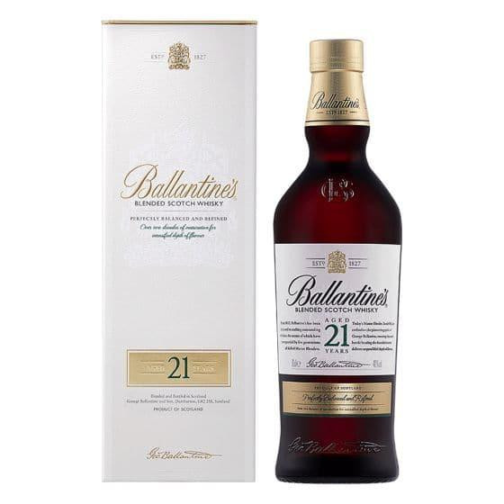 Ballantine's Виски 21 Years Old, gift box, 0.7л 43% (5010106110386) - зображення 1