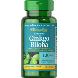   Puritan's Pride Ginkgo Biloba 120 mg 100 капсул