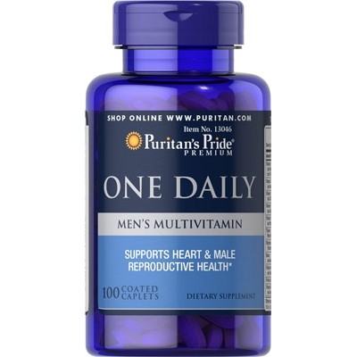 Puritan's Pride One Daily Men's Multivitamin 100 caps - зображення 1