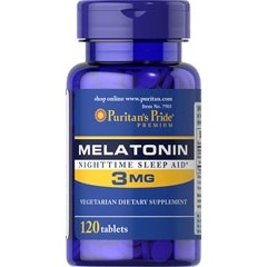 Puritan's Pride Мелатонин (Melatonin) 3 мг 120 таблеток (PTP17903) - зображення 1
